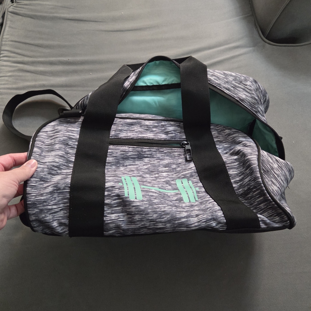 Stylish Gray Duffel Bag for Men
